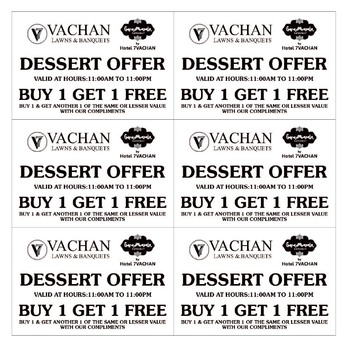 Discount offer Card