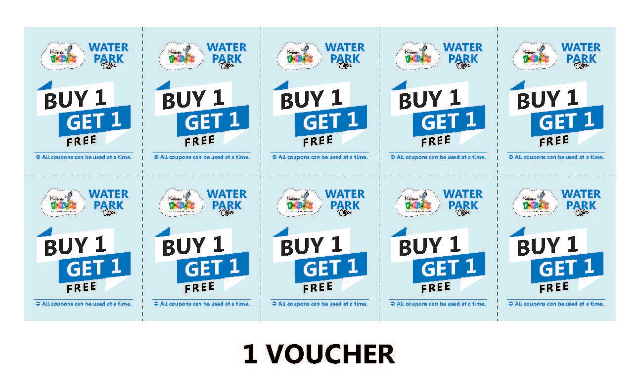 Krishna Funland Mega Offer Voucher Pack.