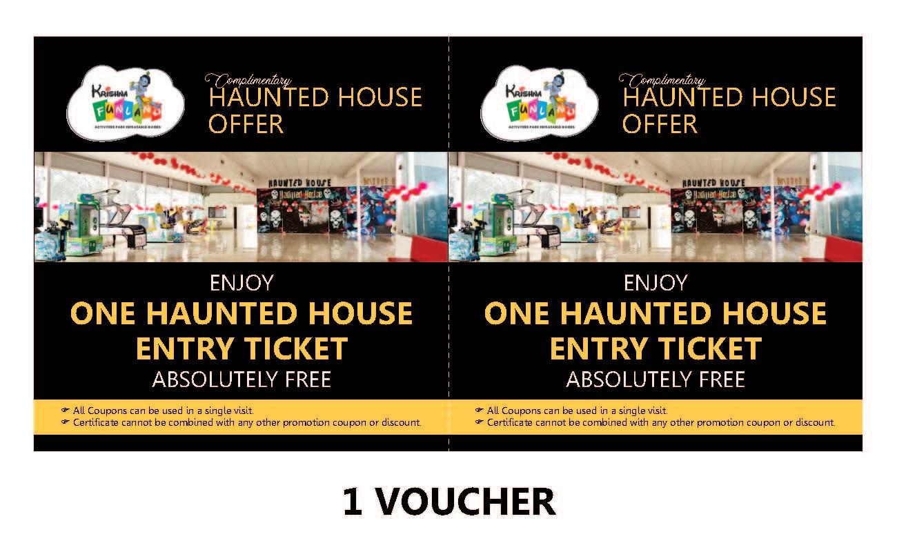 Krishna Funland Mega Offer Voucher Pack.