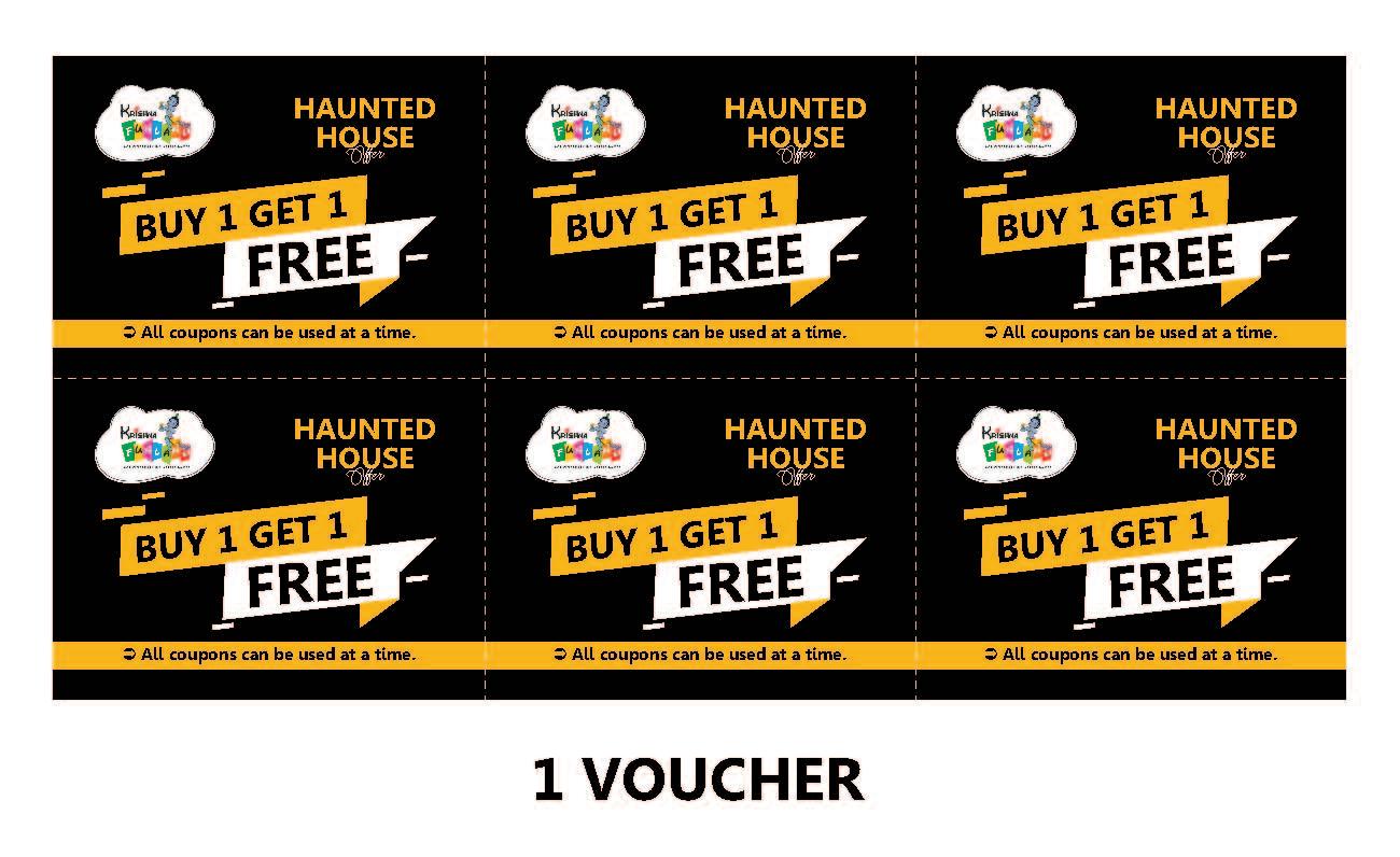 Krishna Funland Mega Offer Voucher Pack.