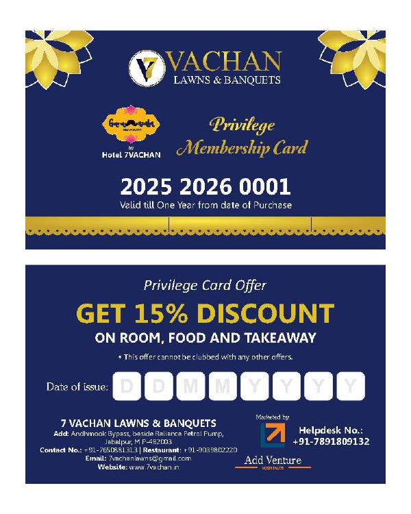 Discount offer Card