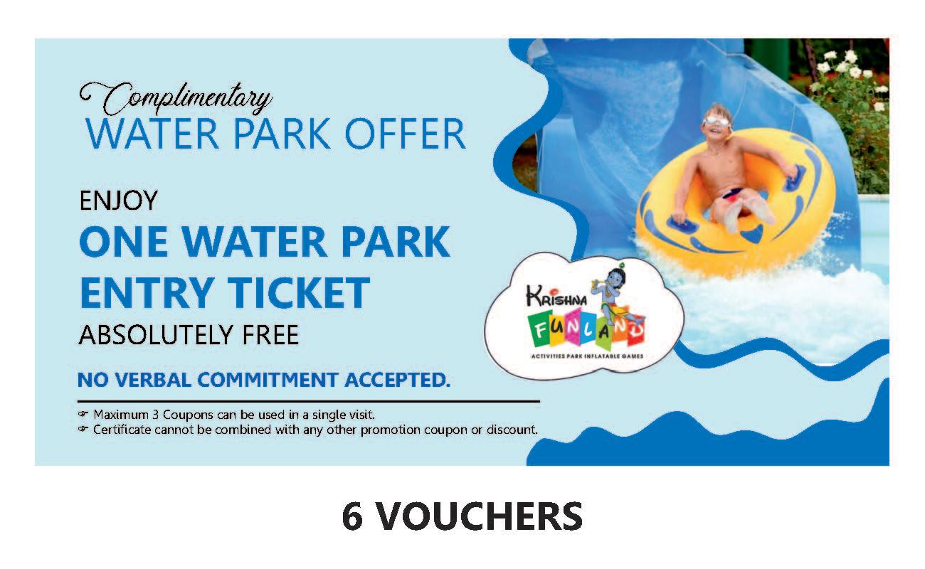 Krishna Funland Mega Offer Voucher Pack.