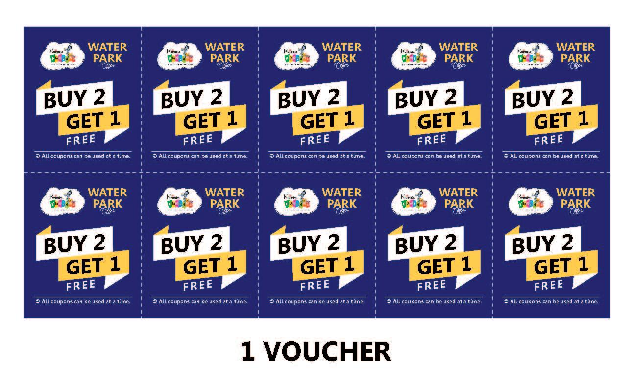 Krishna Funland Mega Offer Voucher Pack.